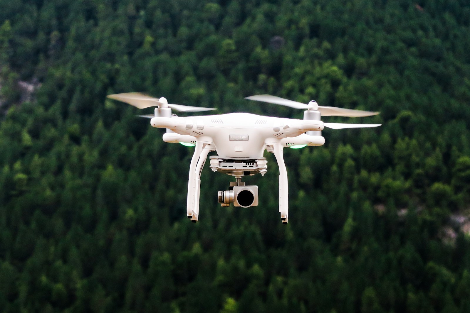 Fixed-wing maritime patrol UAV in flight